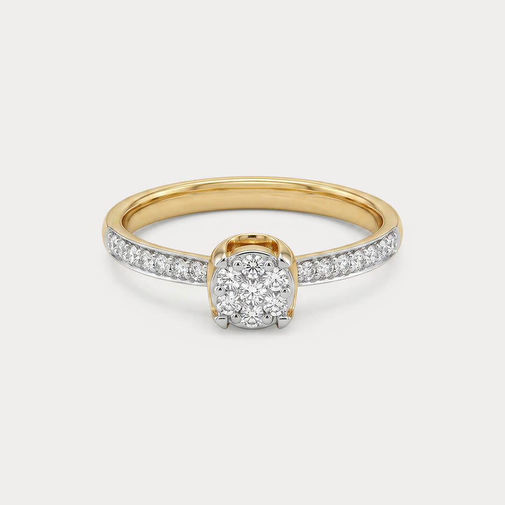 Sylvan Floral Nakshatra Diamond Ring