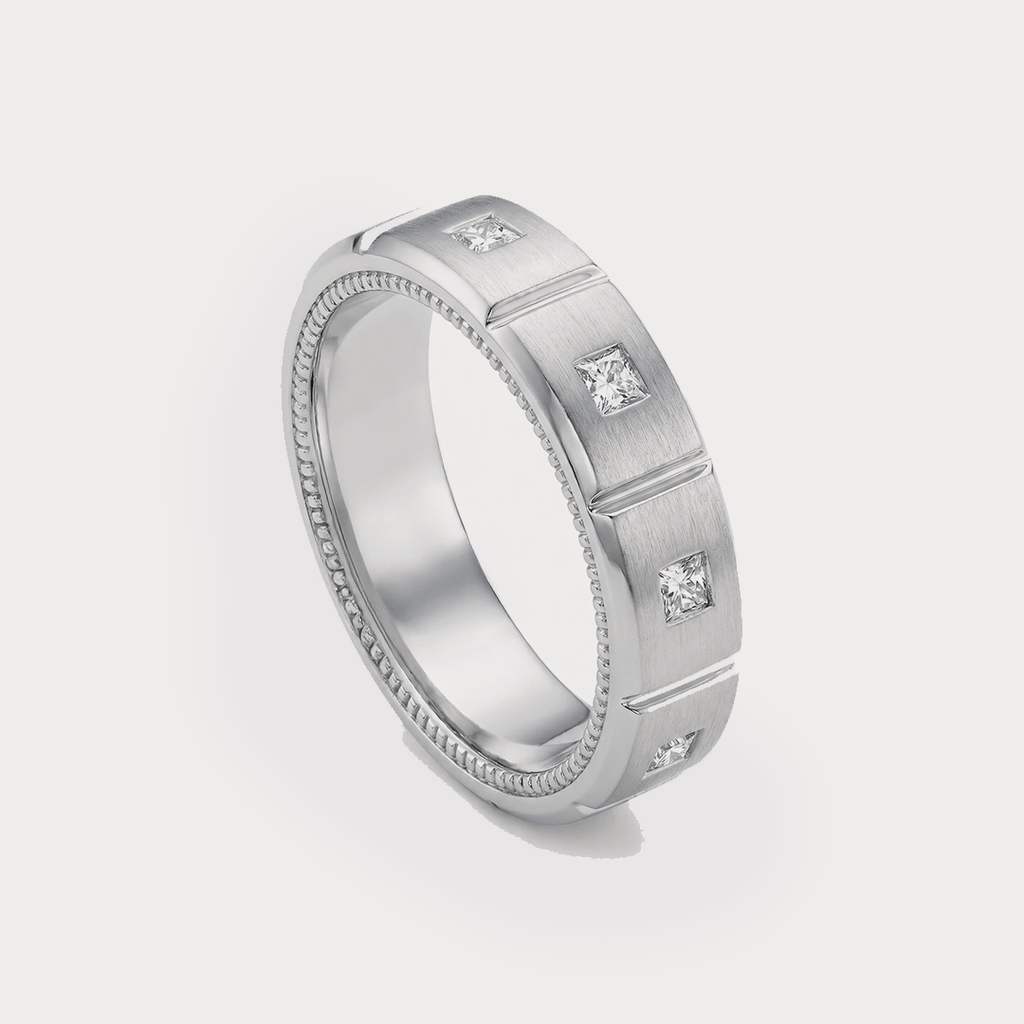 Crest Diamond Men's Ring