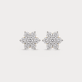 Lunar Bloom Diamond Earrings