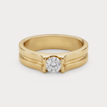 Signet Diamond Men's Ring