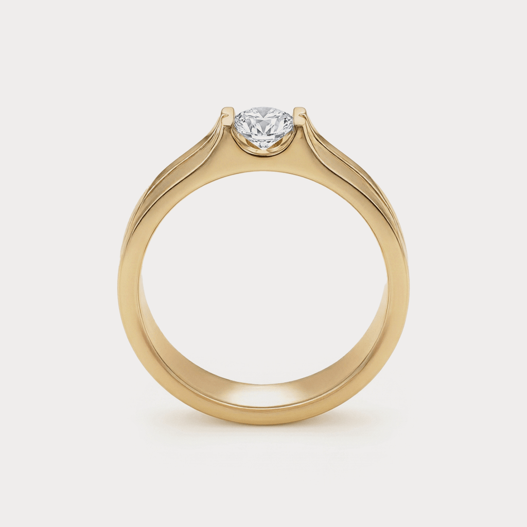 Signet Diamond Men's Ring