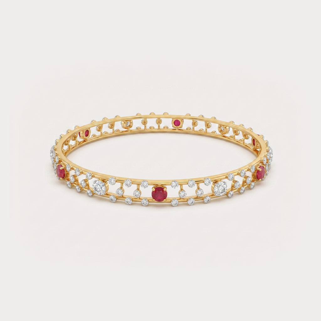 Infinity Diamond Bangle