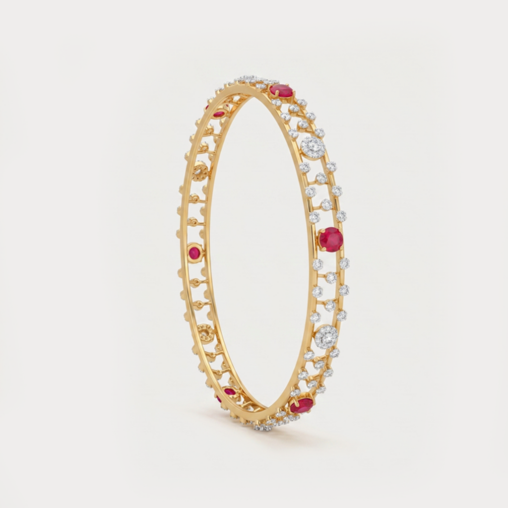 Infinity Diamond Bangle
