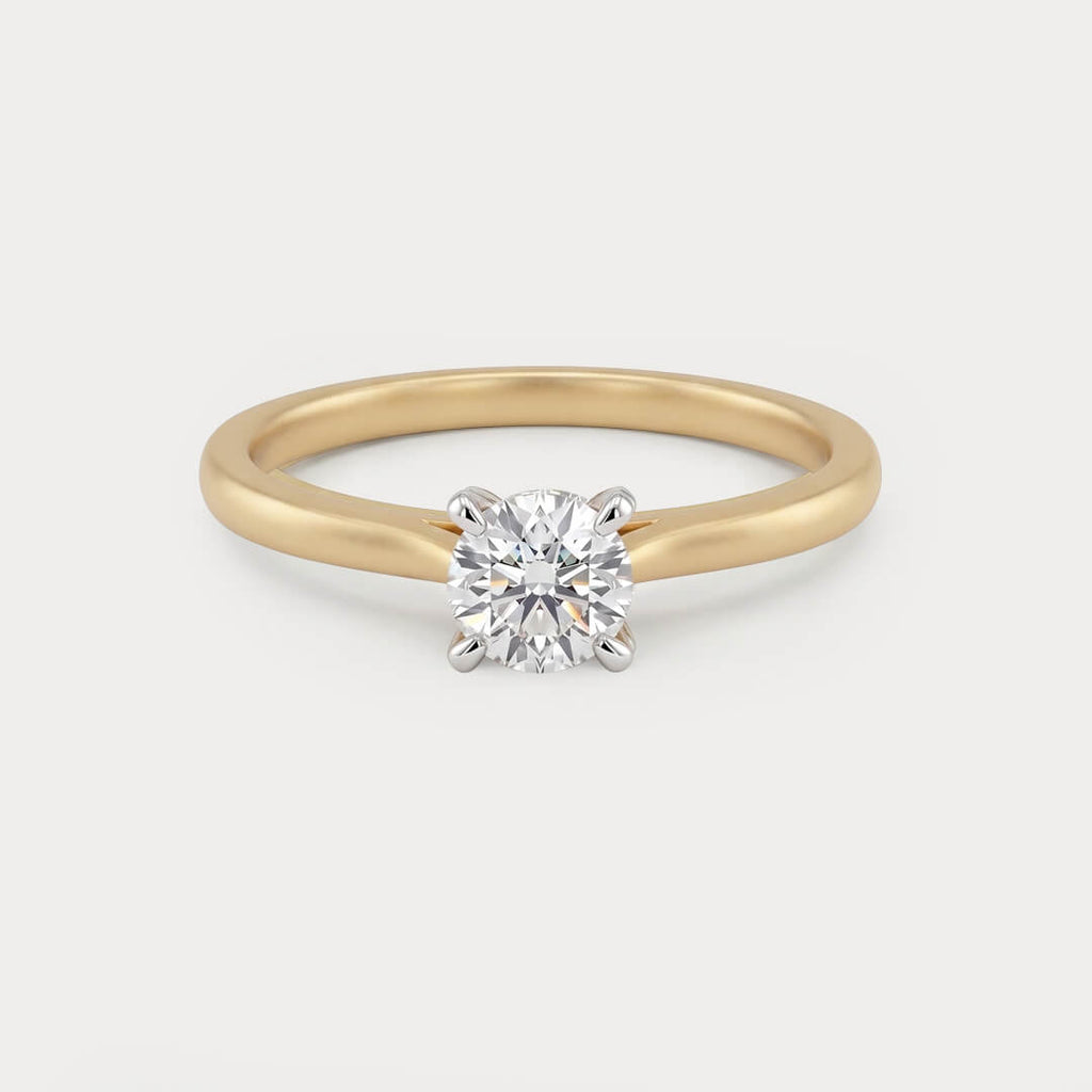 Sunfire Mini-Solitaire Diamond Ring