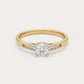 Glowspun Mini-Solitaire Diamond Ring
