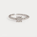 Sunkissed Cluster Diamond Ring