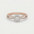 Windswept Diamond Ring