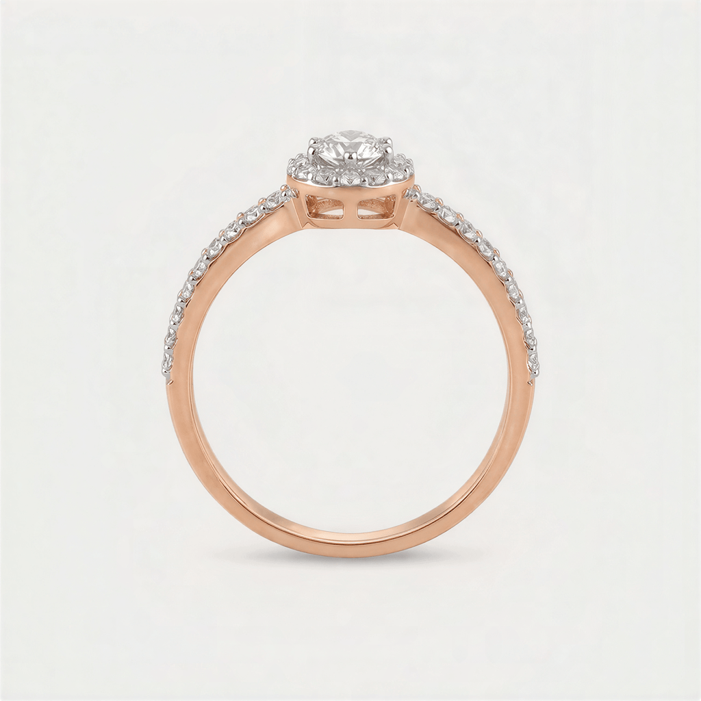 Windswept Diamond Ring