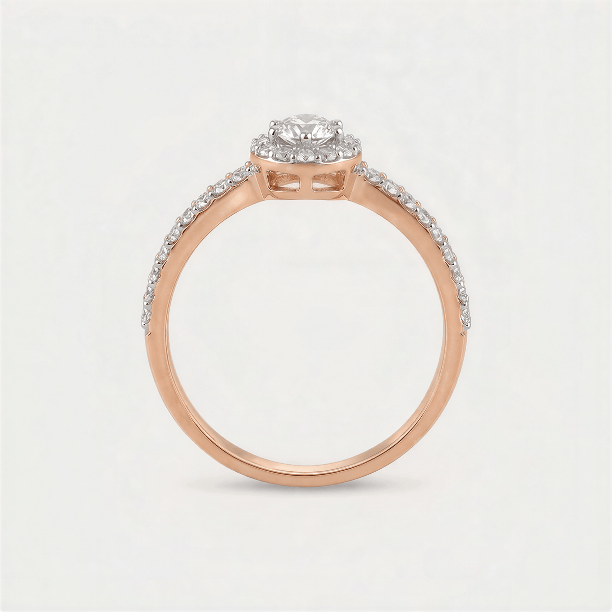 Windswept Diamond Ring