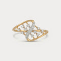 Auroral Cluster Diamond Ring
