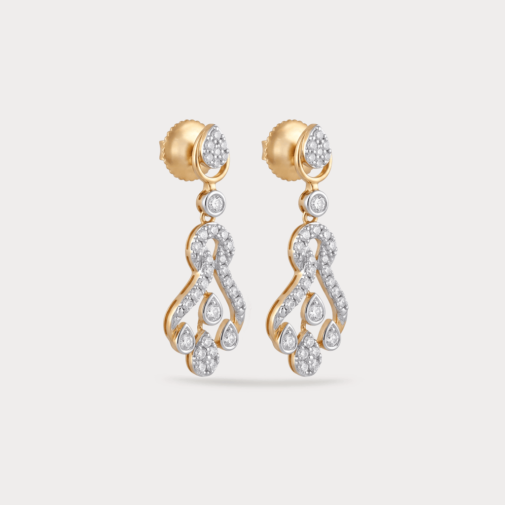 Skysong Drop Diamond Earrings