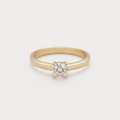 Teardrop Diamond Ring