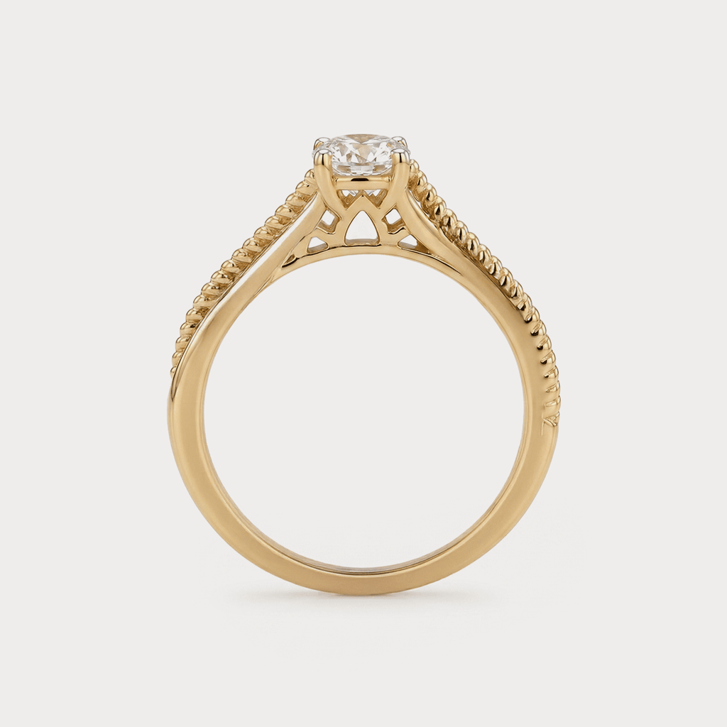 Droplet Diamond Ring