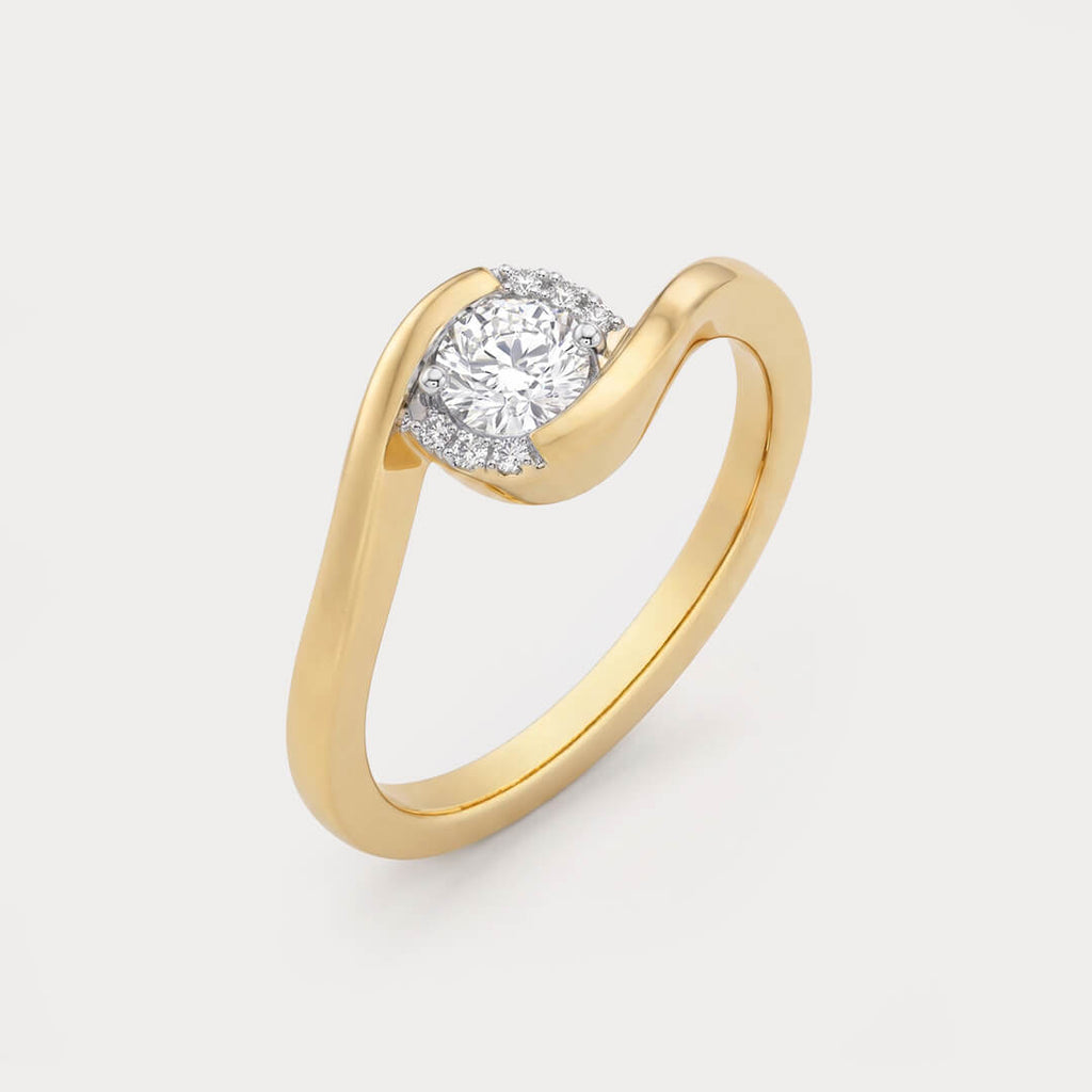 Lightspan Mini-Solitaire Diamond Ring