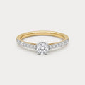 Sunveil Mini-Solitaire Diamond Ring