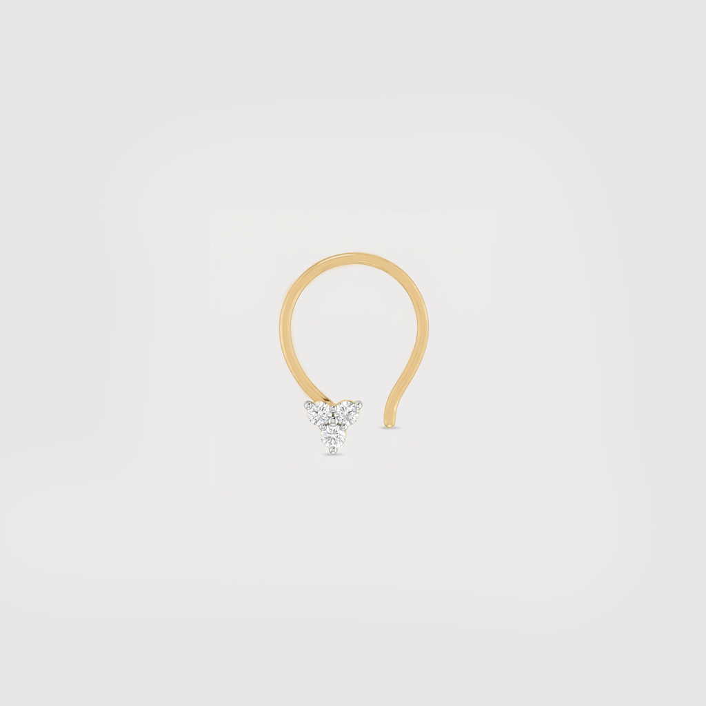 Trio Spark Diamond Nose Pin