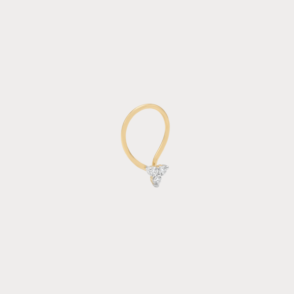 Trio Spark Diamond Nose Pin