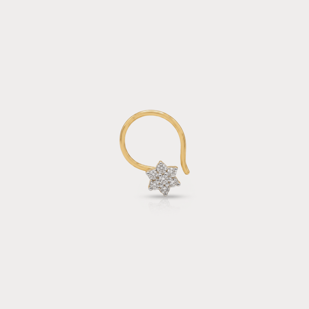 Filament Diamond Nose Pin
