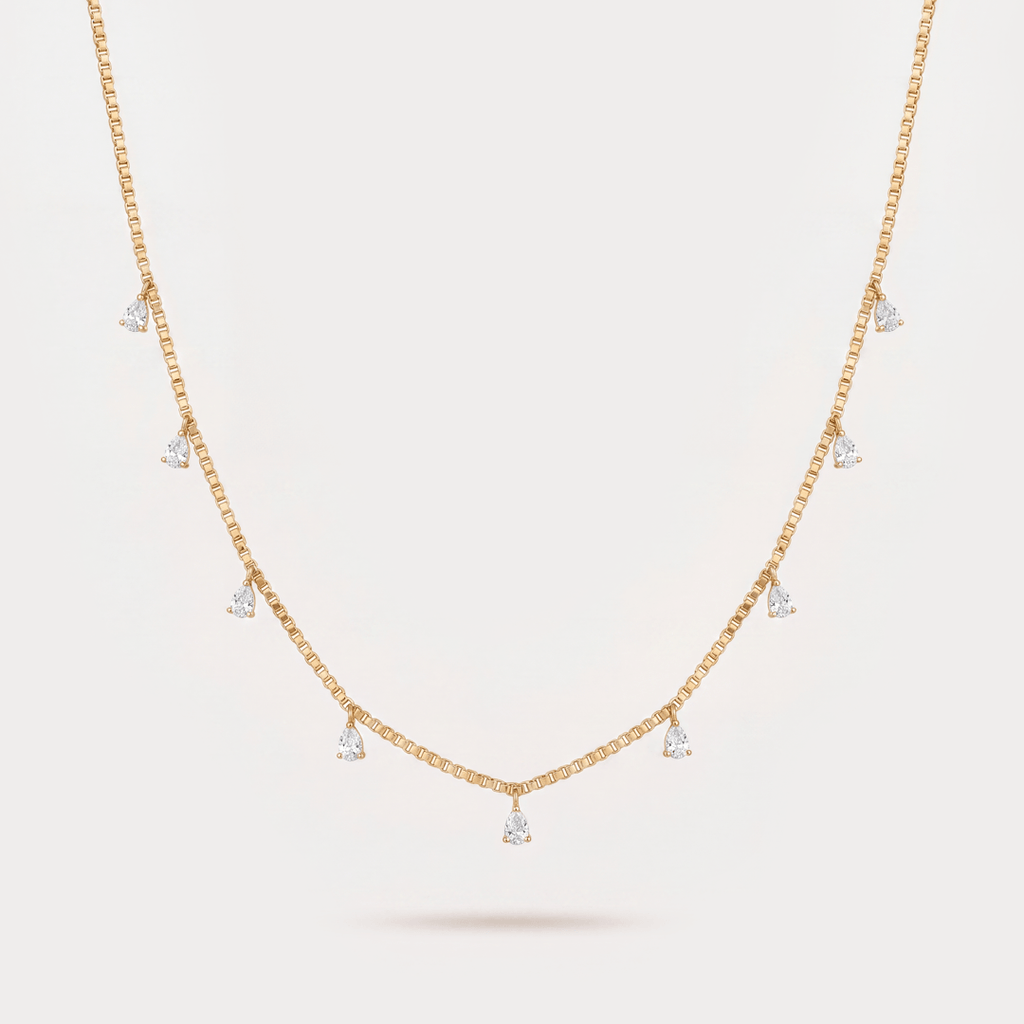 Lumineuse Station Diamond Necklace