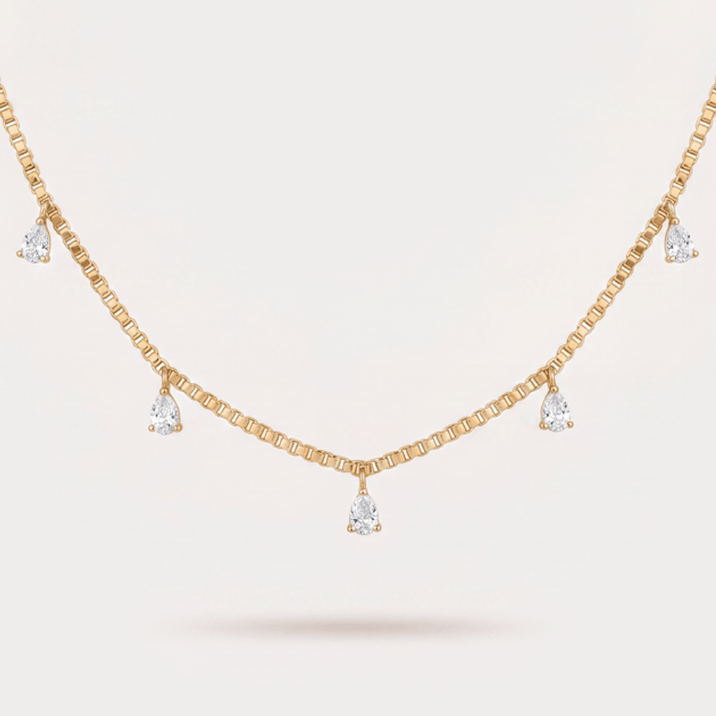 Lumineuse Station Diamond Necklace
