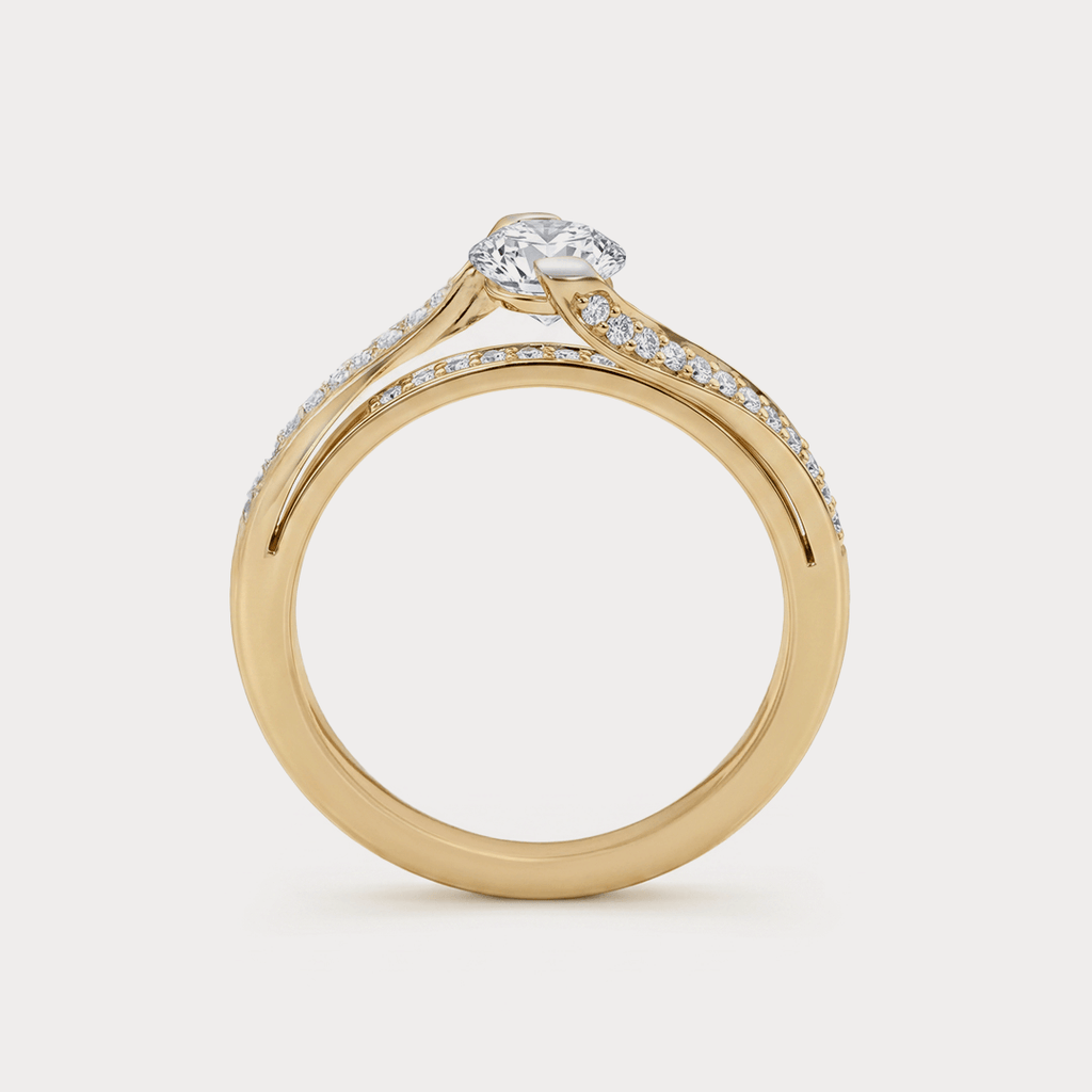 Fleck Diamond Ring
