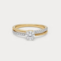 Brightspun Mini-Solitaire Diamond Ring