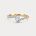 Featherfall Diamond Ring