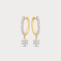 Velvet Fall Diamond Drop Earrings