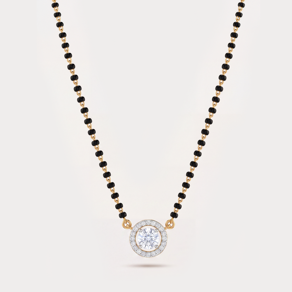 Thread of Light Diamond Mangalsutra