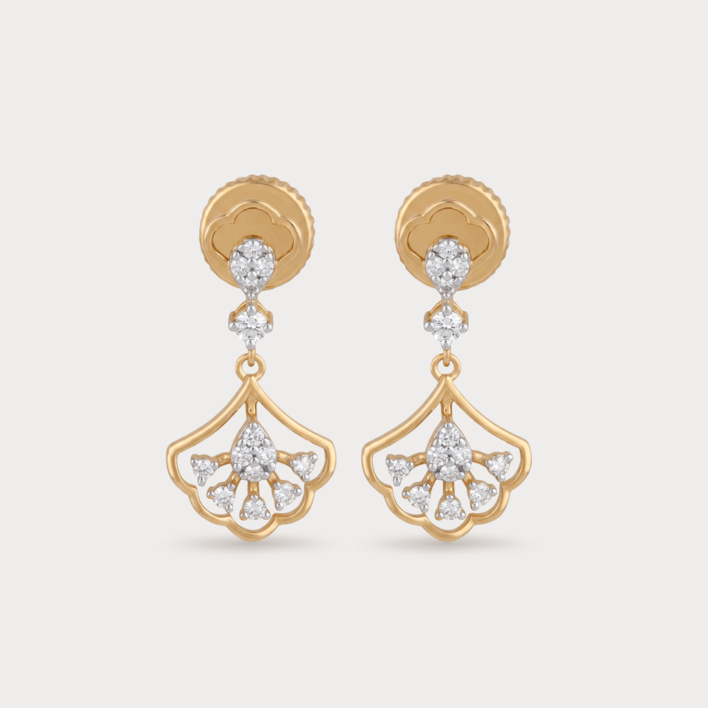 Windsworn Diamond Drop Earrings