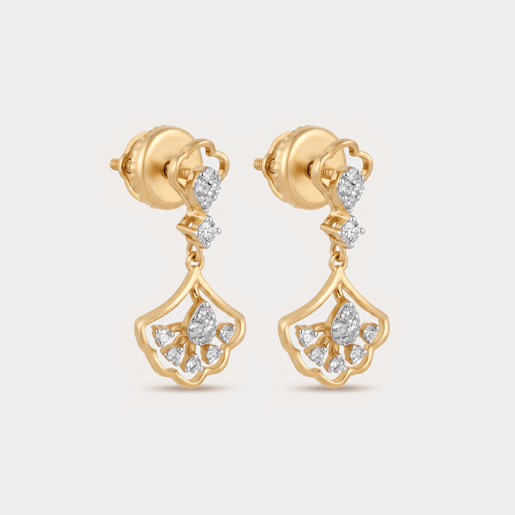 Windsworn Diamond Drop Earrings