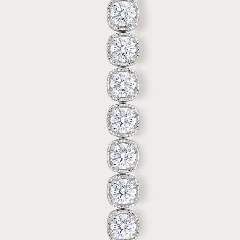Lustrous Tennis Diamond Bracelet