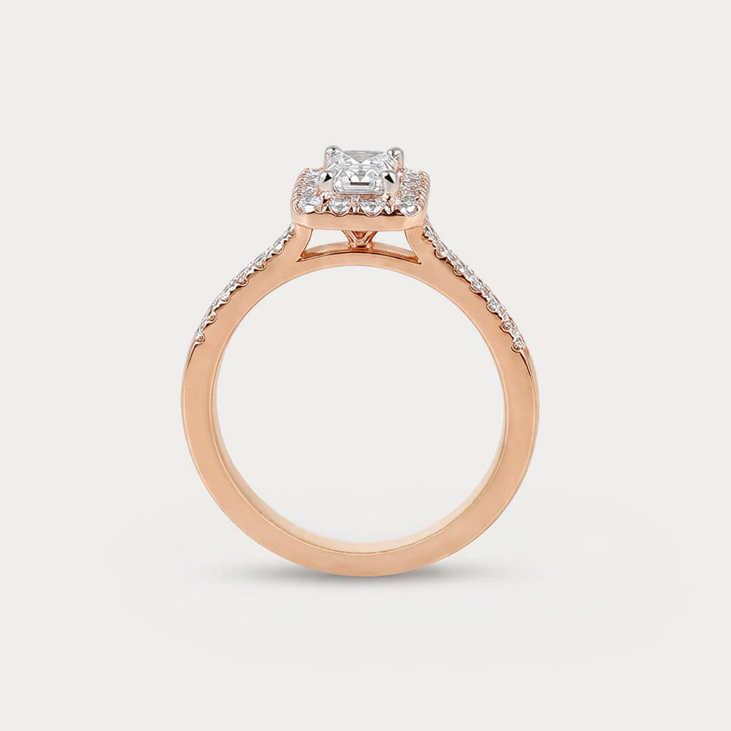 Sunlet Mini-Solitaire Diamond Ring
