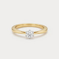 Glowborn Mini-Solitaire Diamond Ring