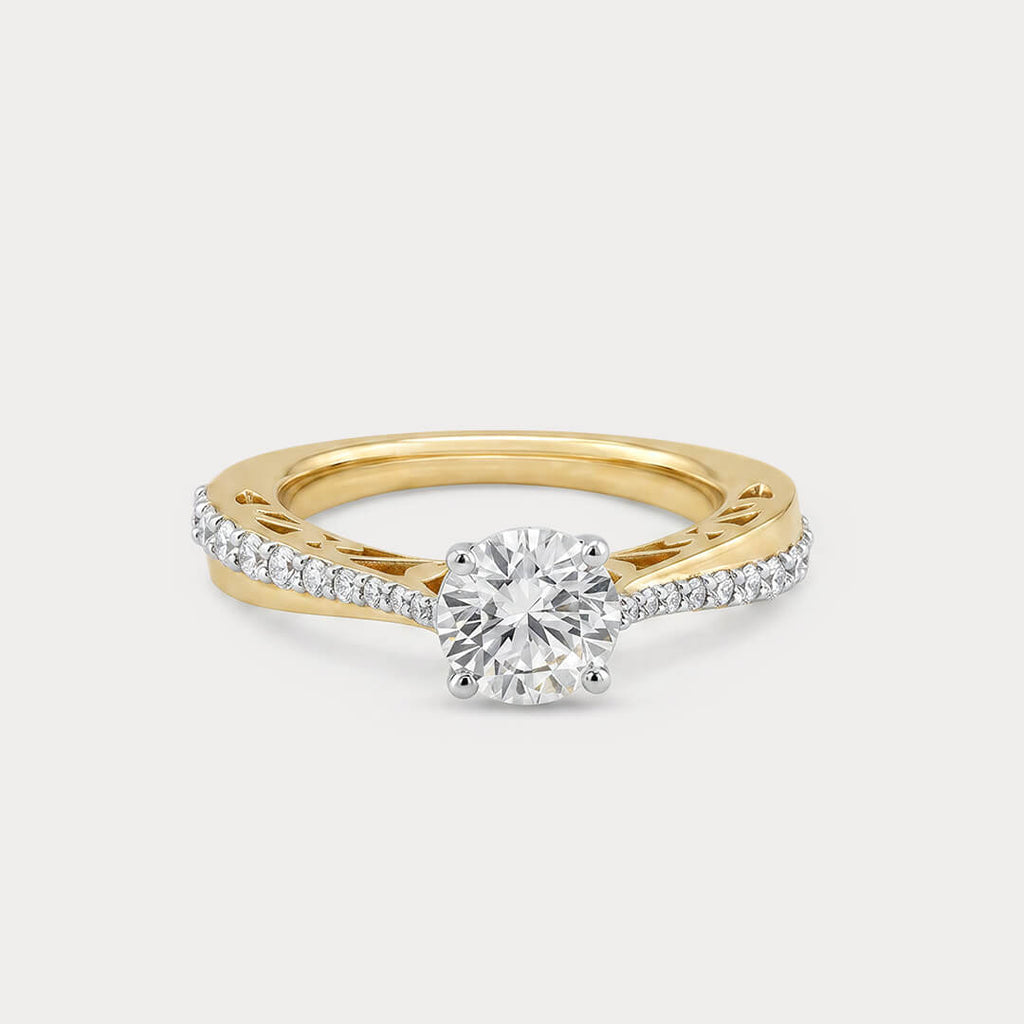 Ascendant Solitaire Diamond Ring