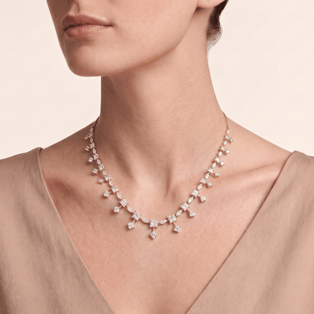 Amoretta Bridal Diamond Necklace