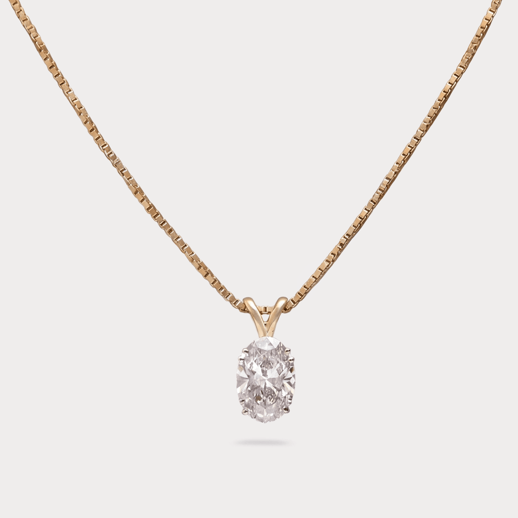 Arcadia Grace Solitaire Diamond Pendant