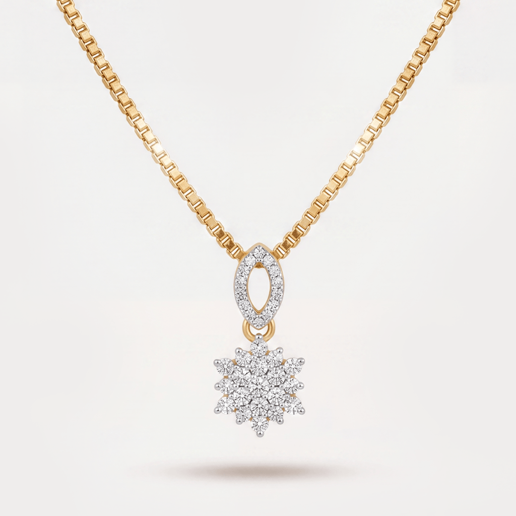 Floréal Floral-Nakshatra Diamond Pendant Chain