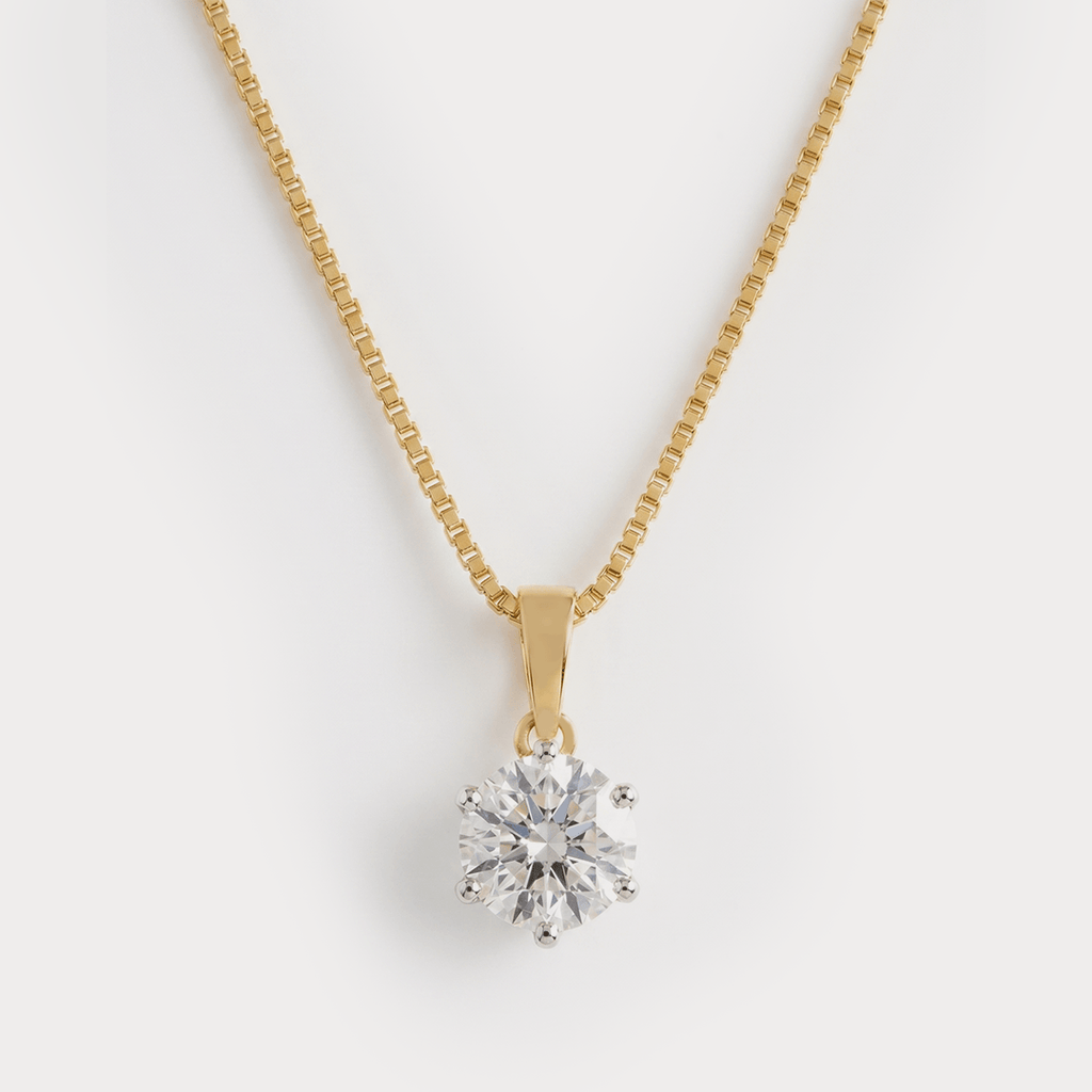 Starlit Grace Diamond Pendant