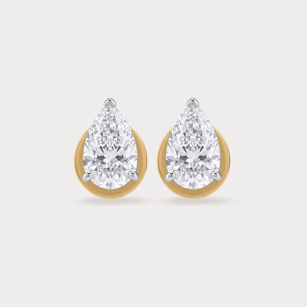 Enthralling Mini Solitaire Diamond Earrings