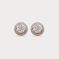 Sunbeam Halo Diamond Studs