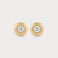 Hexagon Diamond Studs