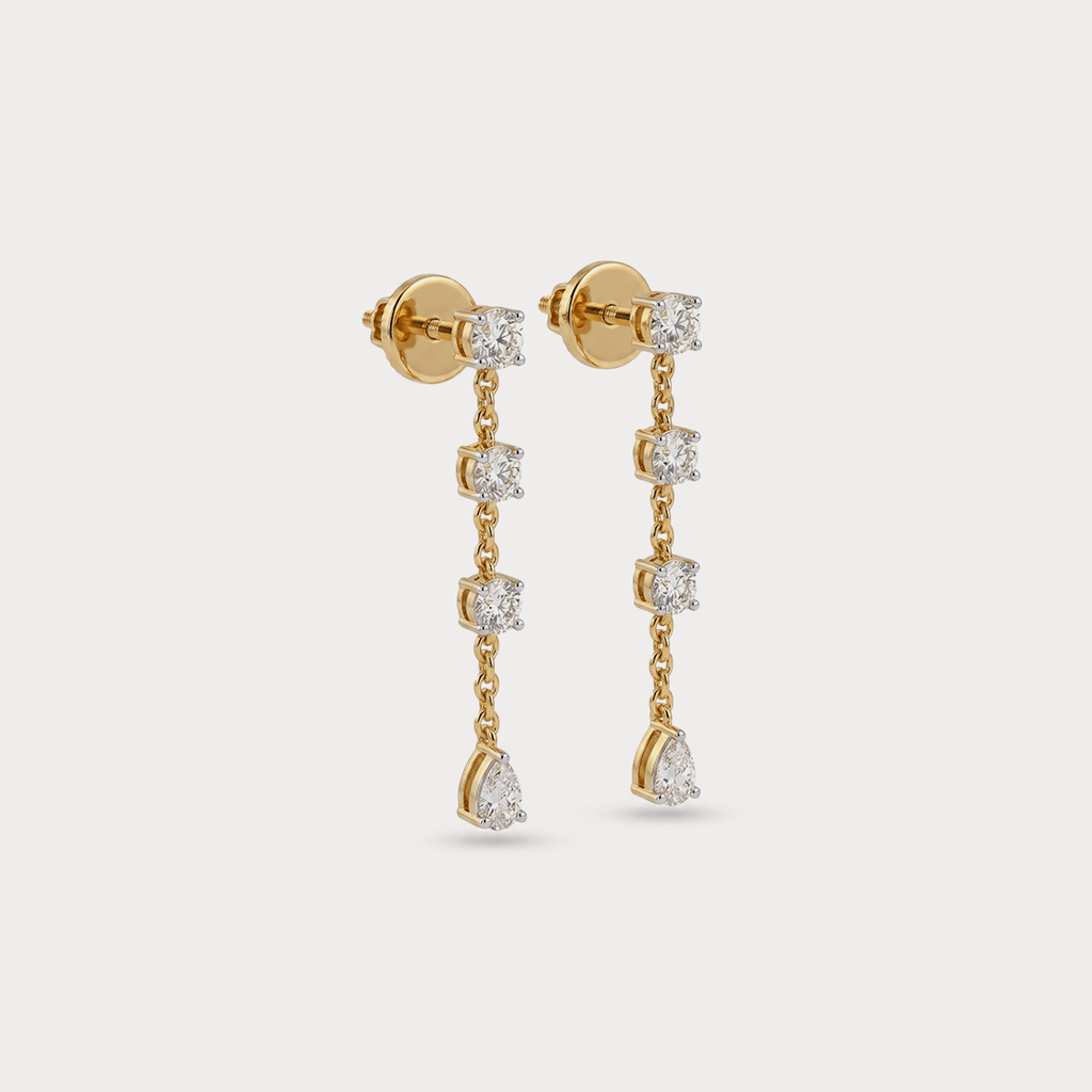 Tide Diamond Earrings