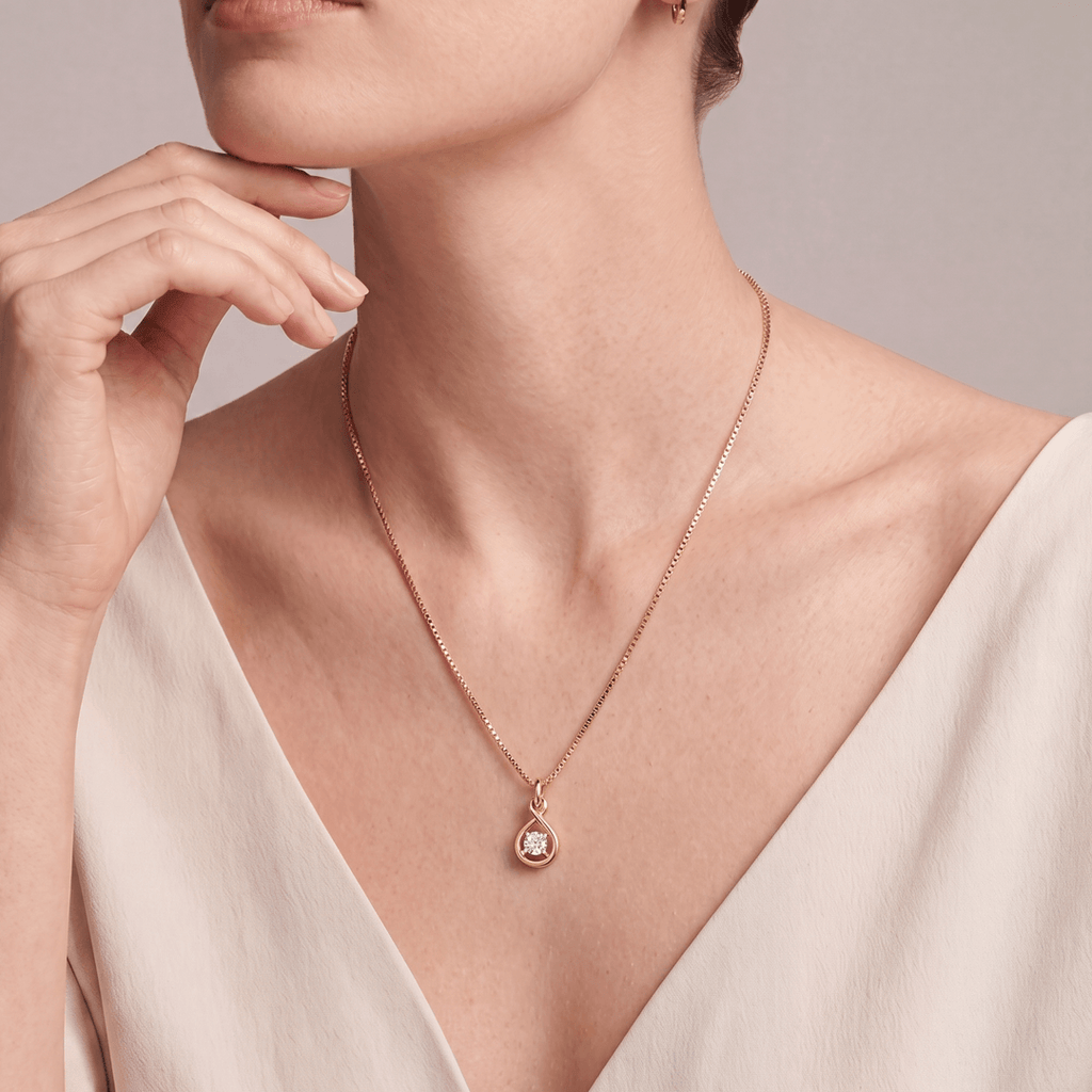 Alluregrace Solitaire Diamond Pendant