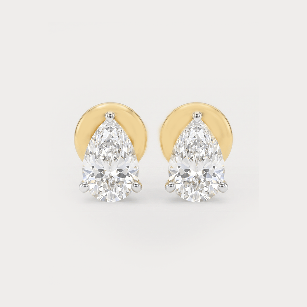 First Whisper Mini Solitaire Diamond Earrings