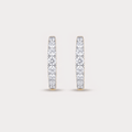 Auralight Single Hoop Diamond Earrings