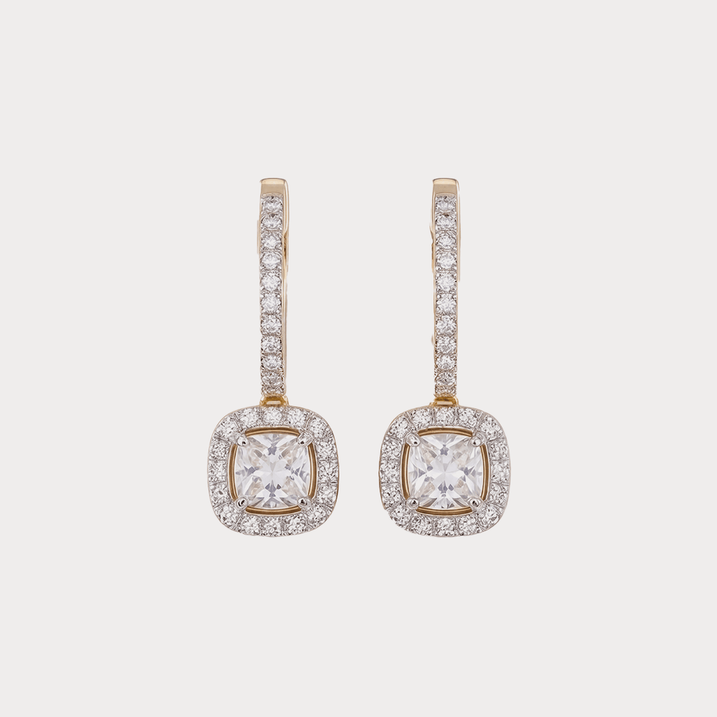 Radiant Diamond Earrings