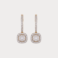 Radiant Diamond Earrings