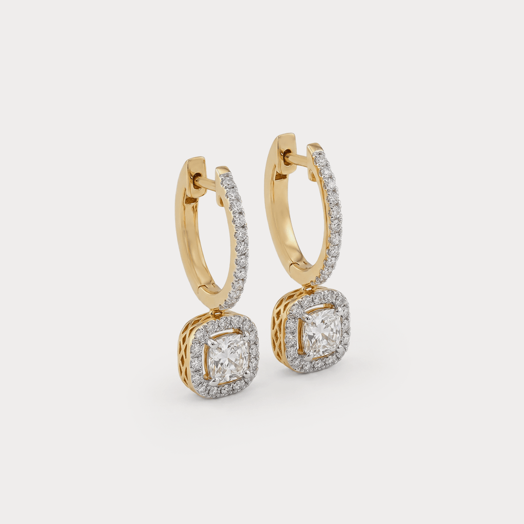 Radiant Diamond Earrings