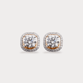 Sparklet Halo Diamond Earrings